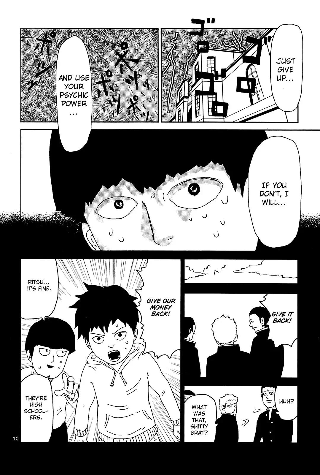 Mob Psycho 100 Chapter 17 page 10 - Chapter 17: Psychic Power and I