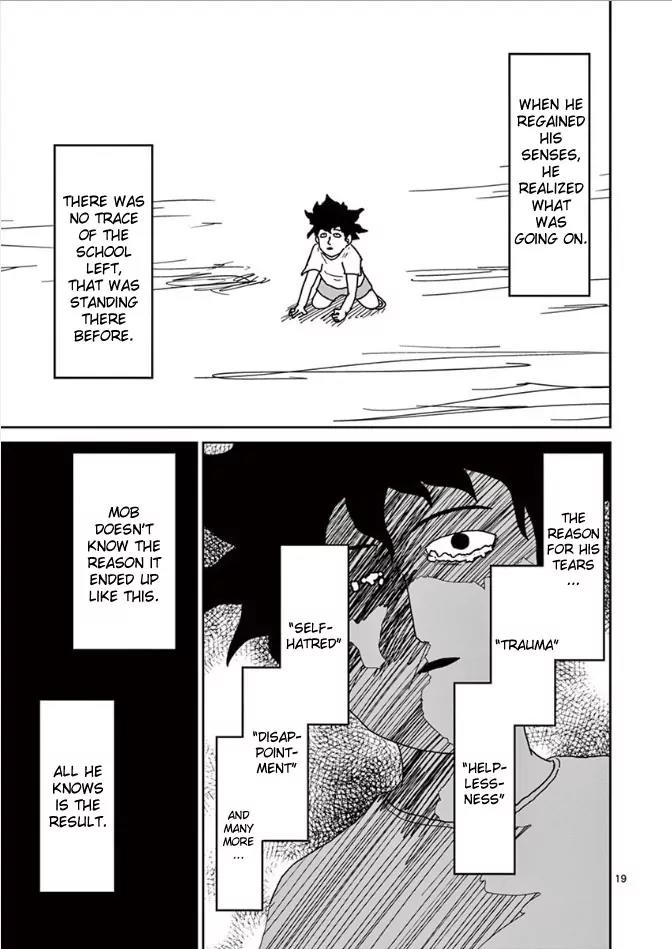 Mob Psycho 100 Chapter 18 page 21 - Chapter 18: Unidentifiable