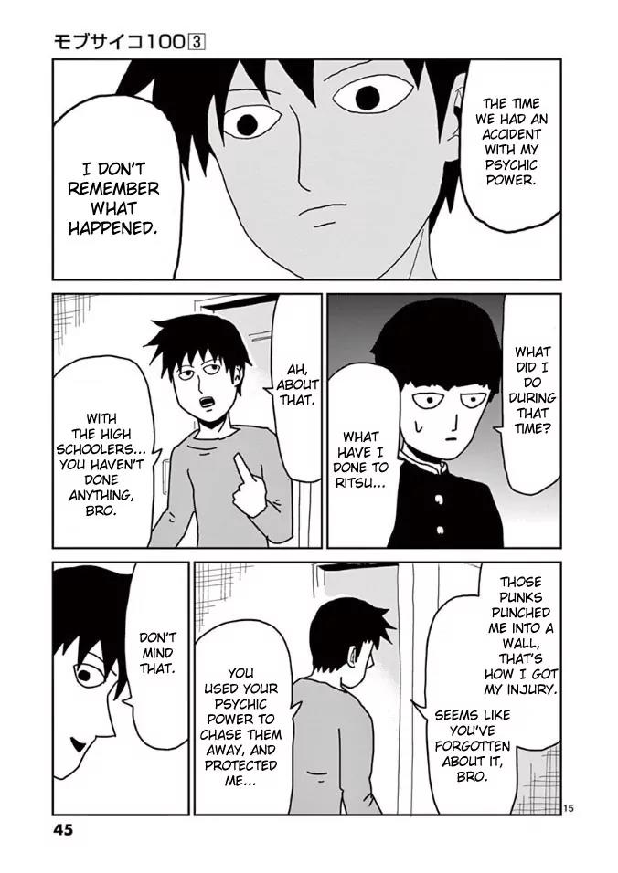 Mob Psycho 100 Chapter 19 page 15 - Chapter 19: Conclusion