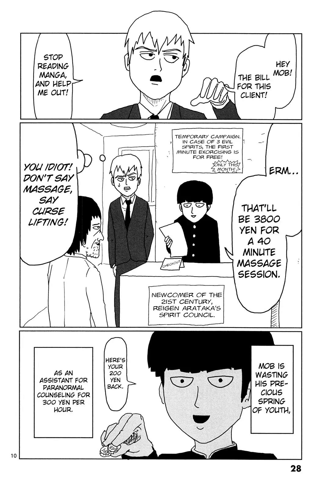 Mob Psycho 100 Chapter 2 page 10 - Chapter 2: A Naive Question