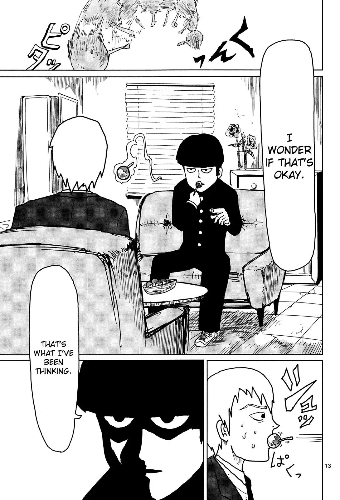 Mob Psycho 100 Chapter 2 page 13 - Chapter 2: A Naive Question