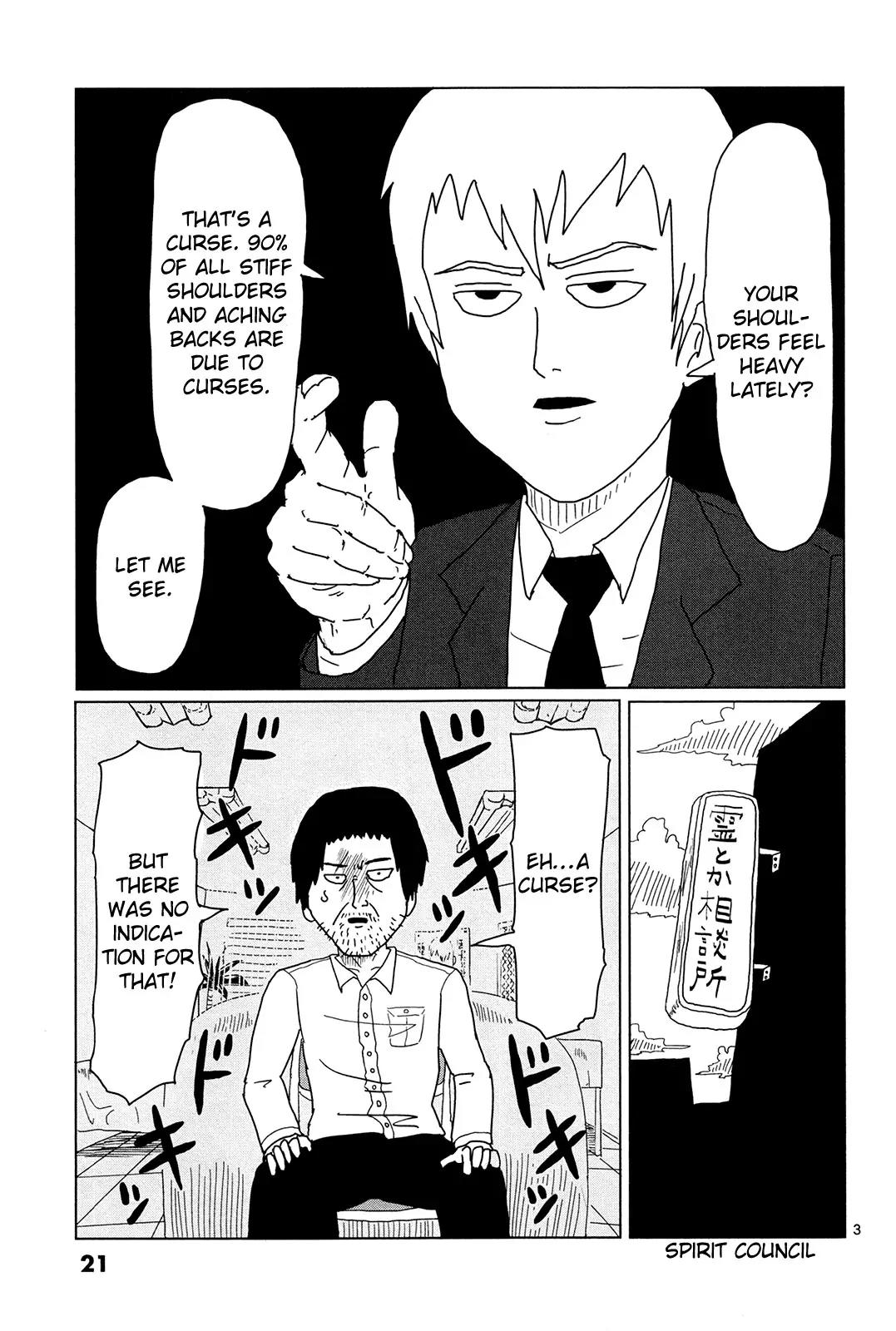 Mob Psycho 100 Chapter 2 page 3 - Chapter 2: A Naive Question
