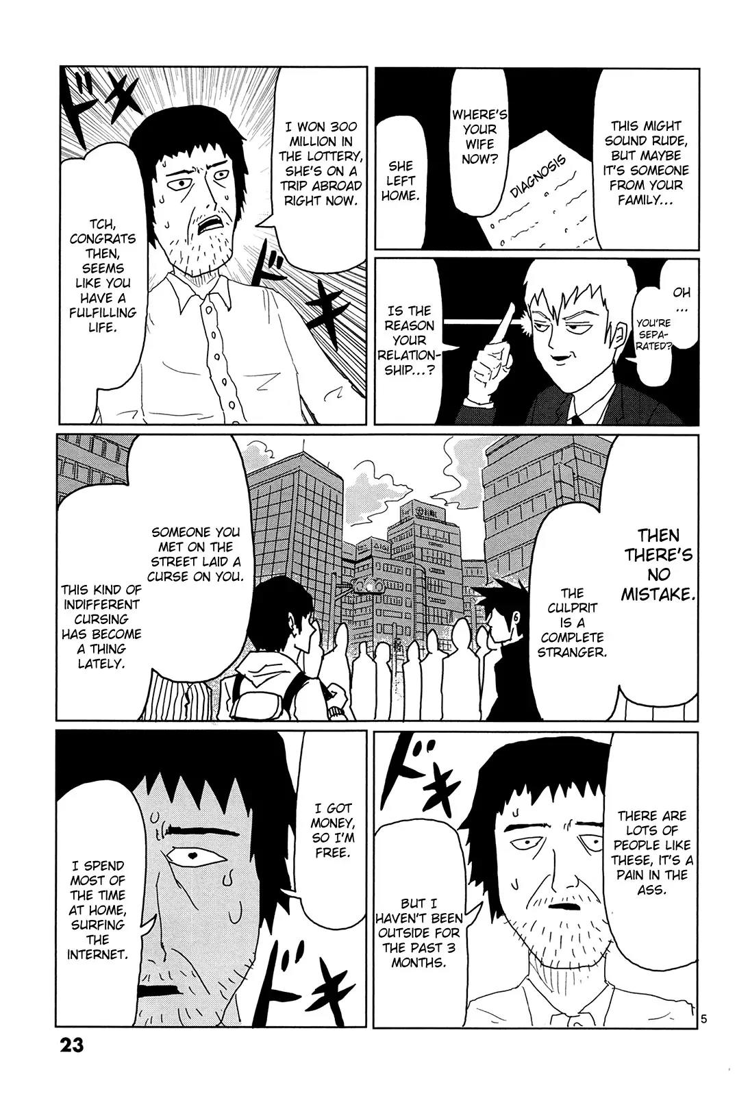 Mob Psycho 100 Chapter 2 page 5 - Chapter 2: A Naive Question