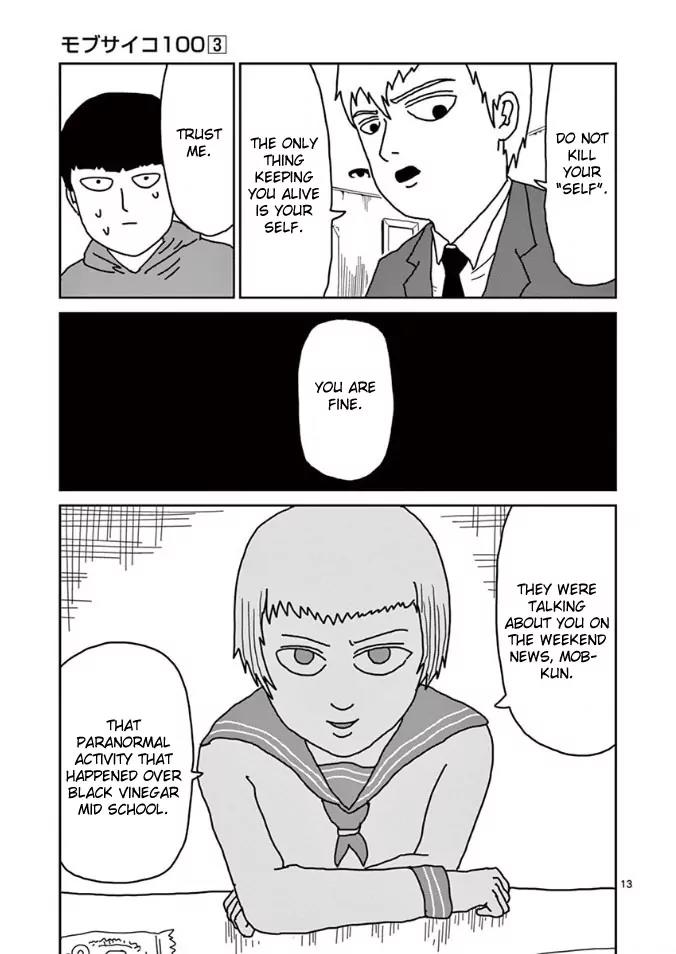 Mob Psycho 100 Chapter 20 page 13 - Chapter 20: Student Council