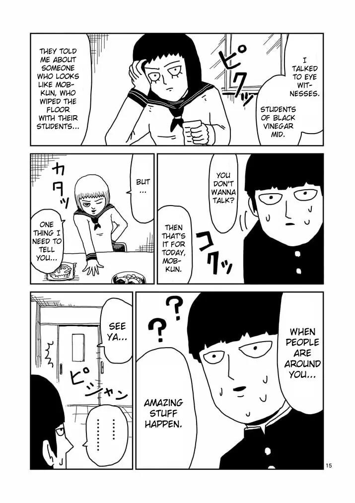Mob Psycho 100 Chapter 20 page 15 - Chapter 20: Student Council