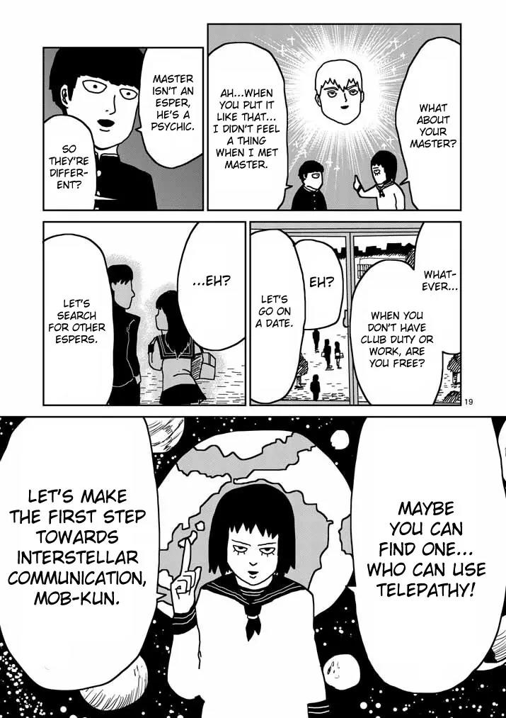 Mob Psycho 100 Chapter 20 page 19 - Chapter 20: Student Council