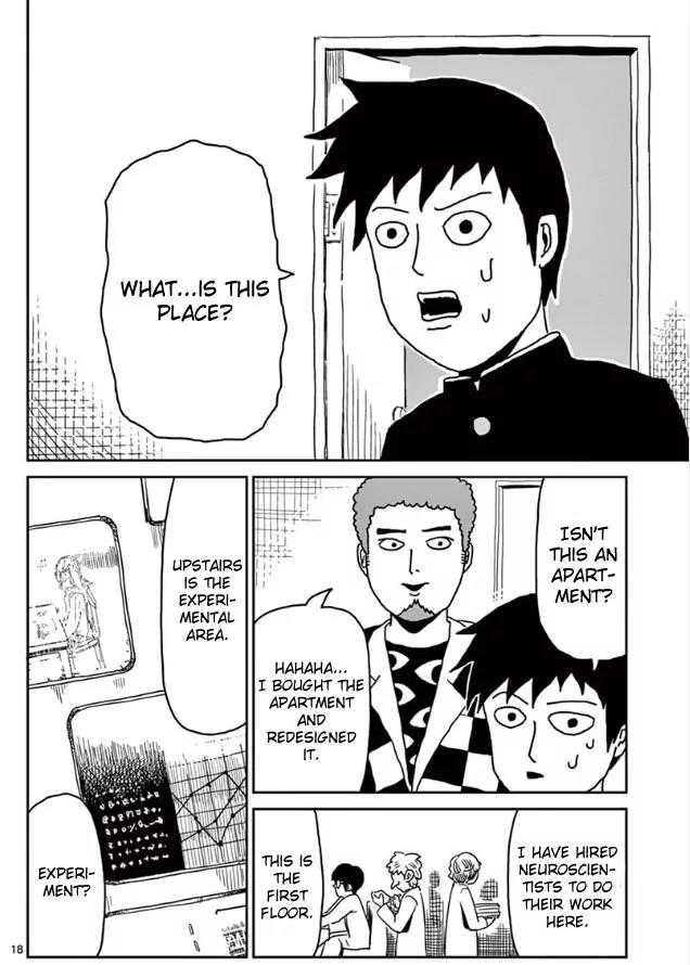 Mob Psycho 100 Chapter 22 page 17 - Chapter 22: Awakening Lab