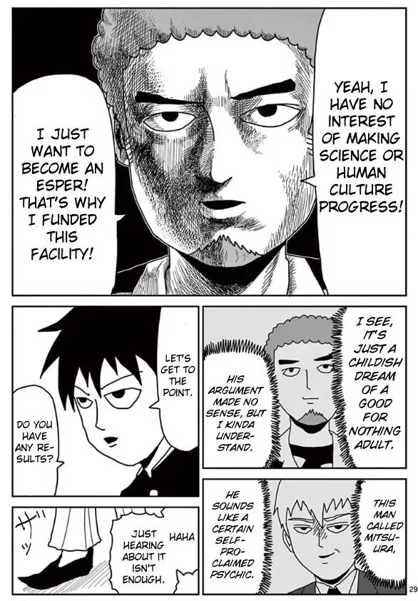 Mob Psycho 100 Chapter 22 page 28 - Chapter 22: Awakening Lab