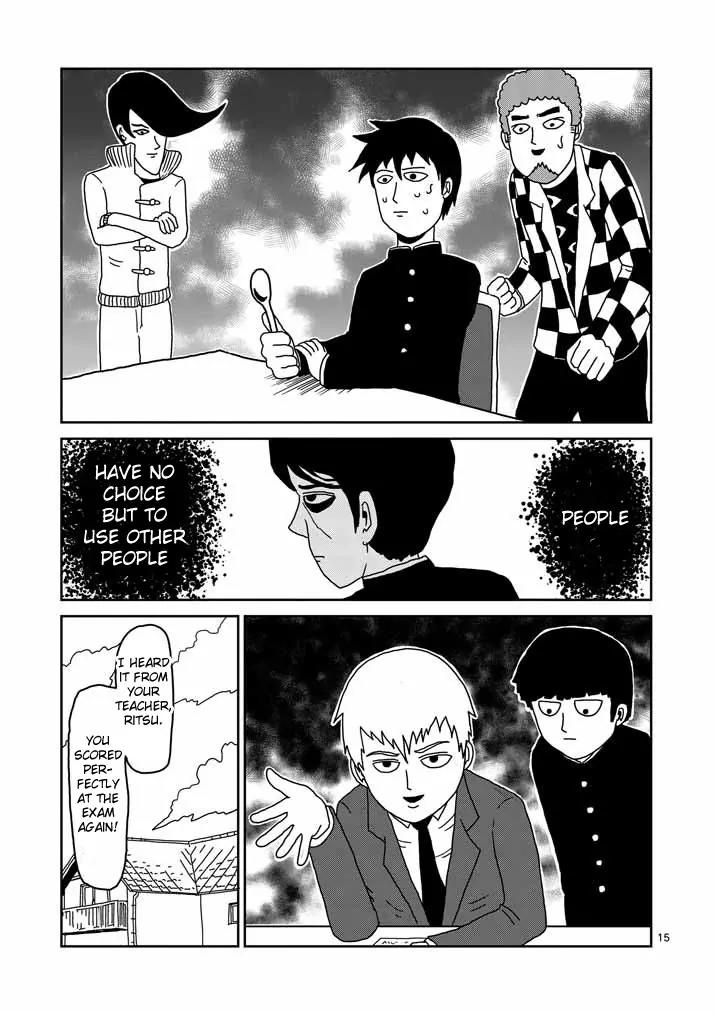 Mob Psycho 100 Chapter 23 page 15 - Chapter 23: For the Sake of Growing