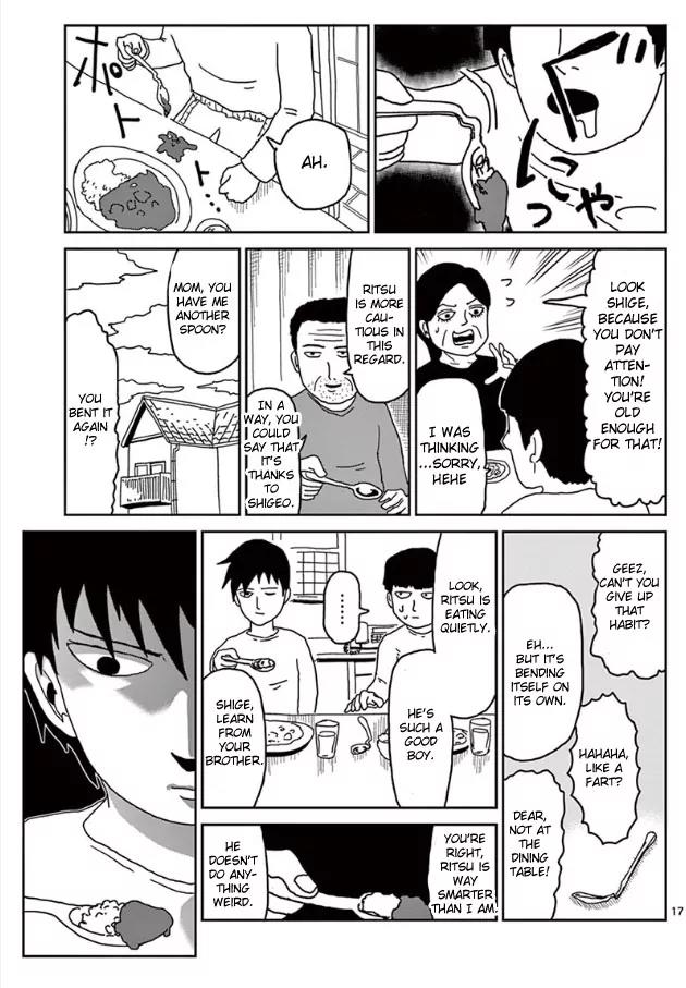 Mob Psycho 100 Chapter 23 page 17 - Chapter 23: For the Sake of Growing