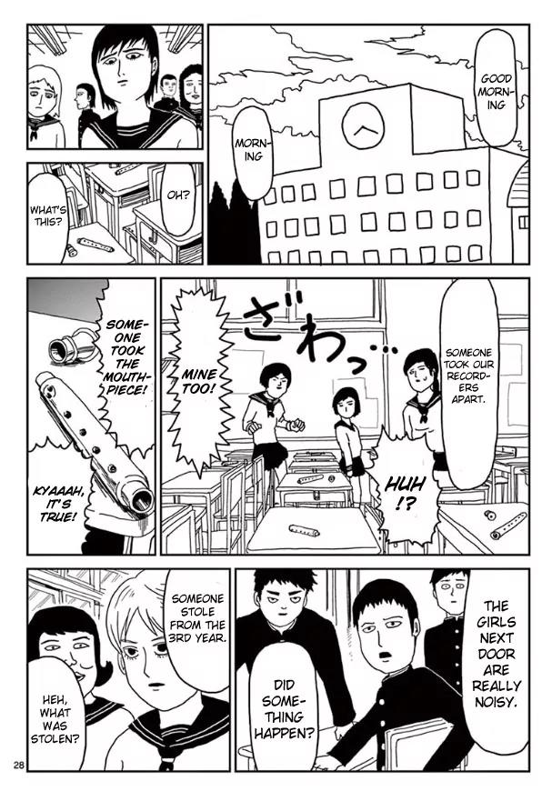 Mob Psycho 100 Chapter 23 page 28 - Chapter 23: For the Sake of Growing