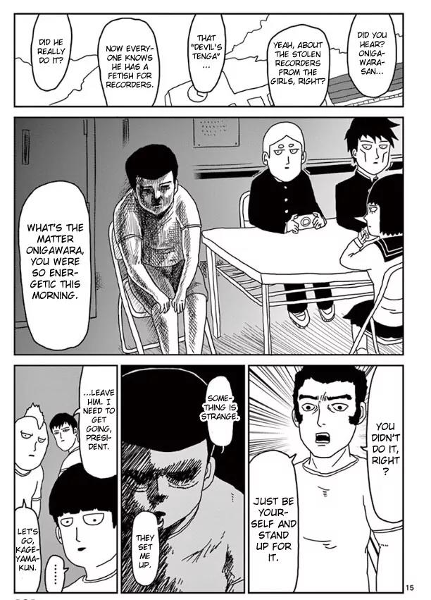 Mob Psycho 100 Chapter 24 page 15 - Chapter 24: Hated