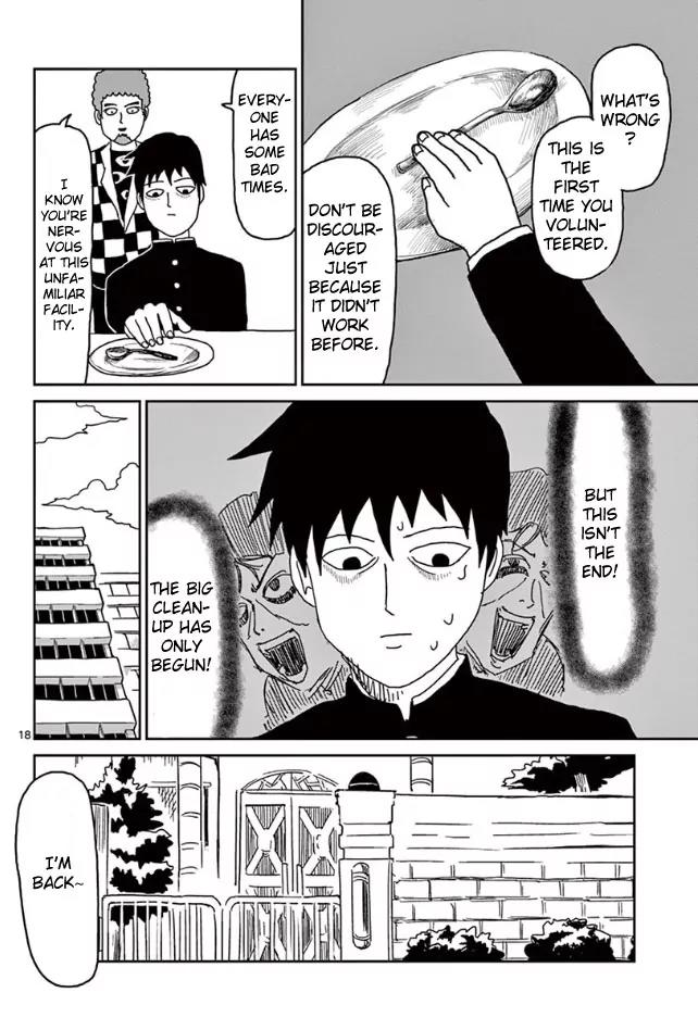 Mob Psycho 100 Chapter 24 page 18 - Chapter 24: Hated