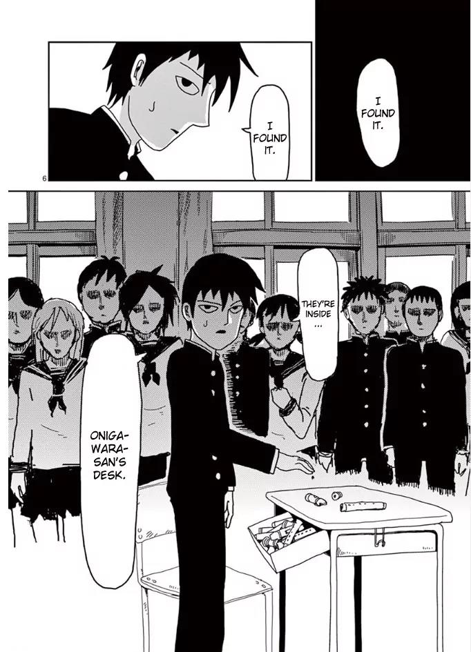 Mob Psycho 100 Chapter 24 page 6 - Chapter 24: Hated