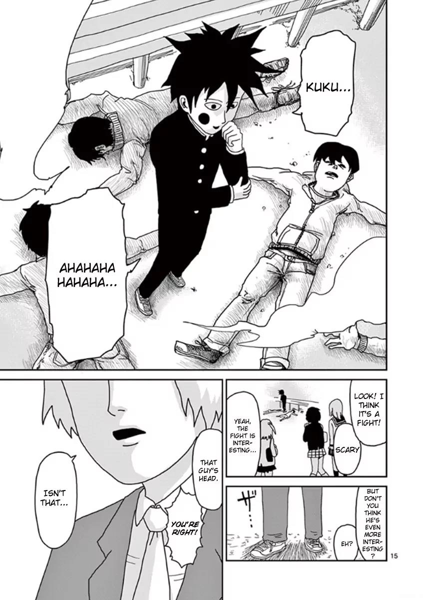 Mob Psycho 100 Chapter 26 page 15 - Chapter 26: In High Spirits