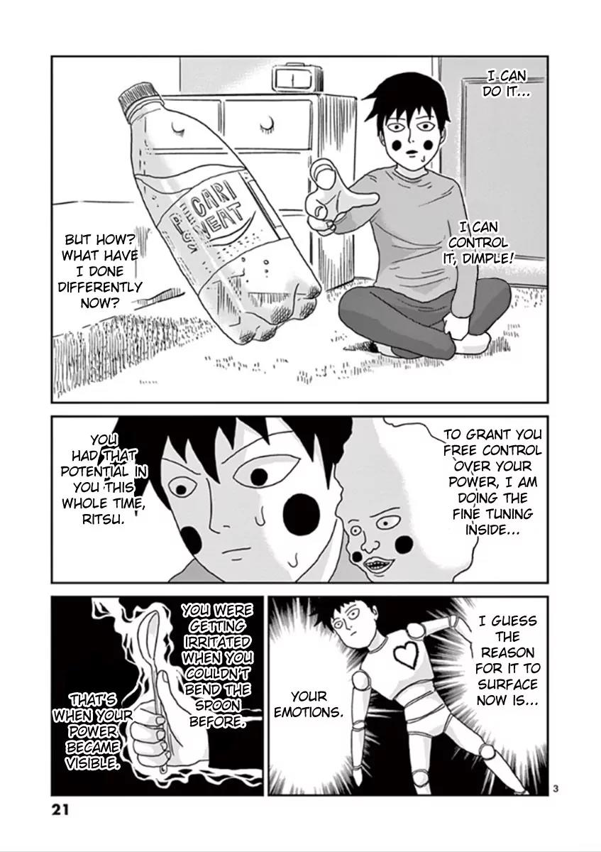 Mob Psycho 100 Chapter 26 page 3 - Chapter 26: In High Spirits