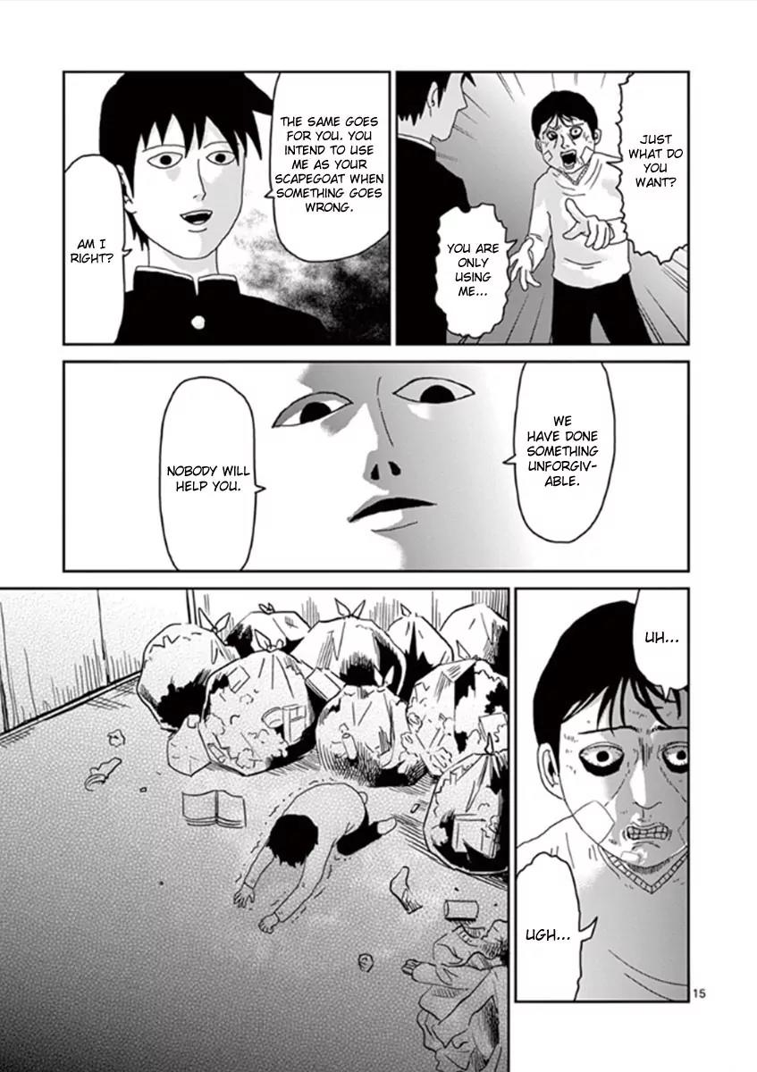 Mob Psycho 100 Chapter 28 page 15 - Chapter 28: Off-Tune