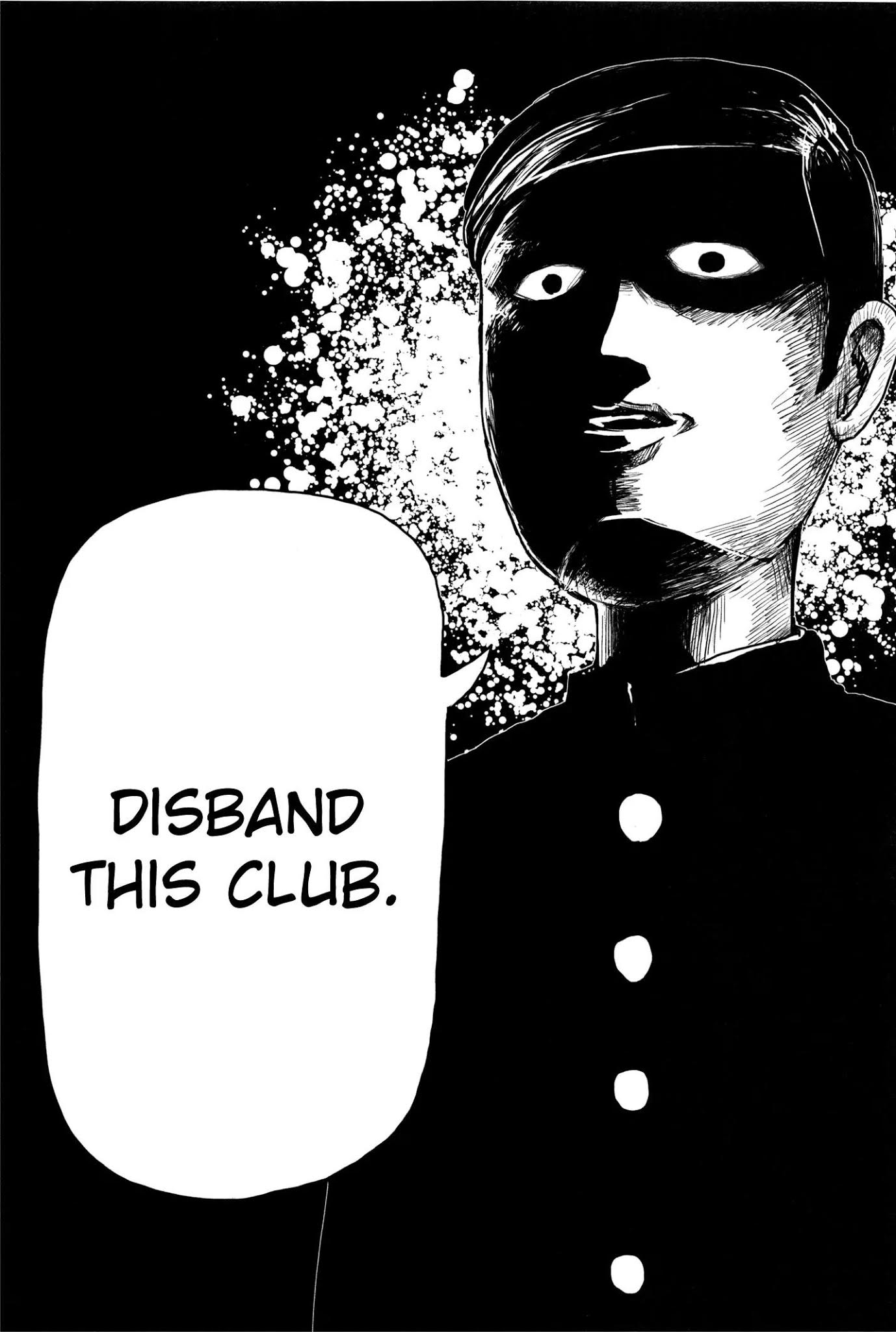 Mob Psycho 100 Chapter 3 page 5 - Chapter 3: From the Telepathy Club - Kurata Tome