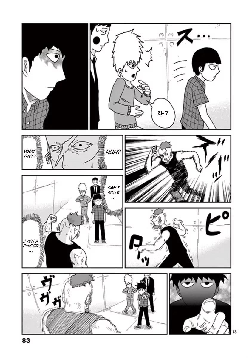 Mob Psycho 100 Chapter 38 page 13 - Chapter 38: No Time to Play Around