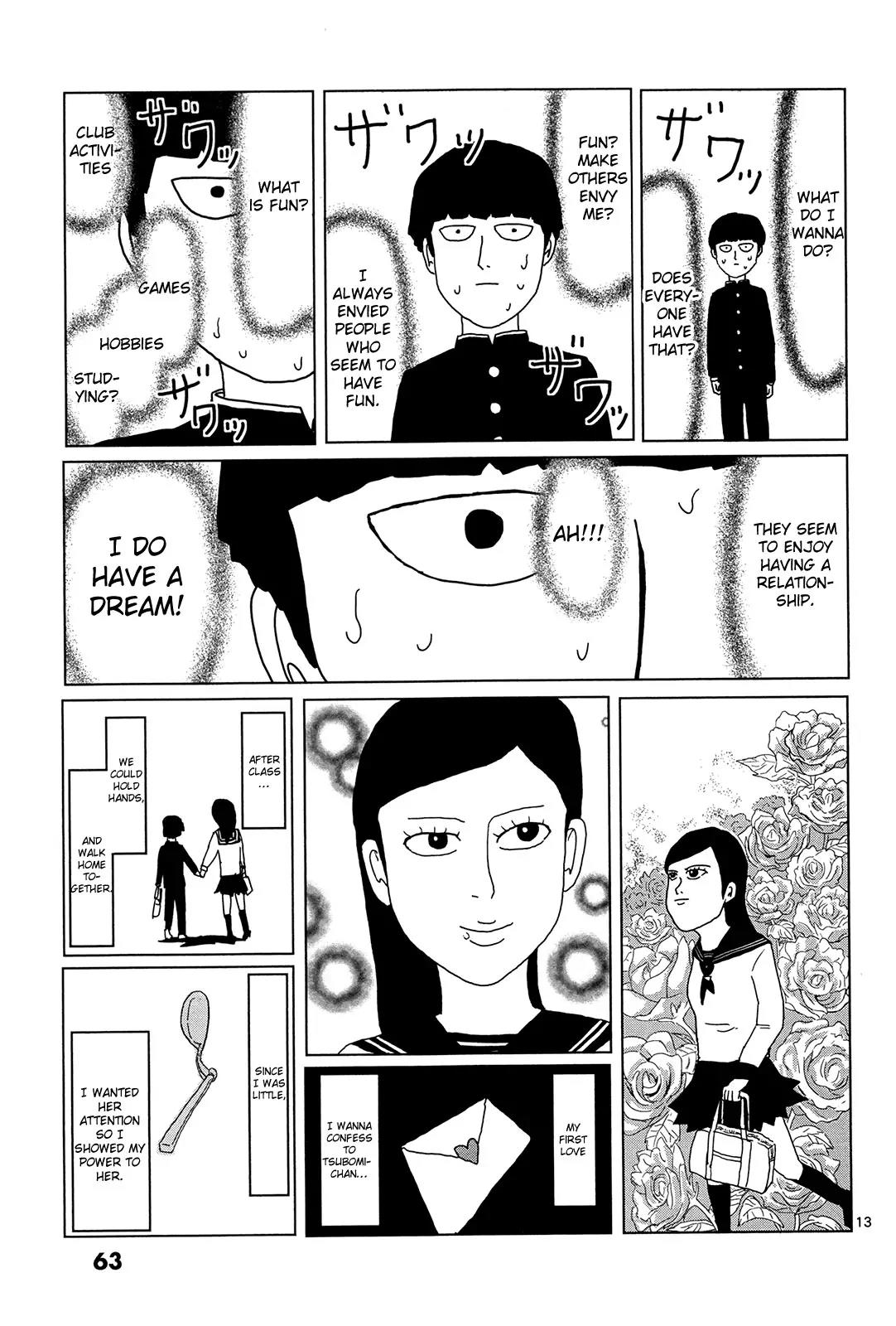 Mob Psycho 100 Chapter 4 page 13 - Chapter 4: For Oneself