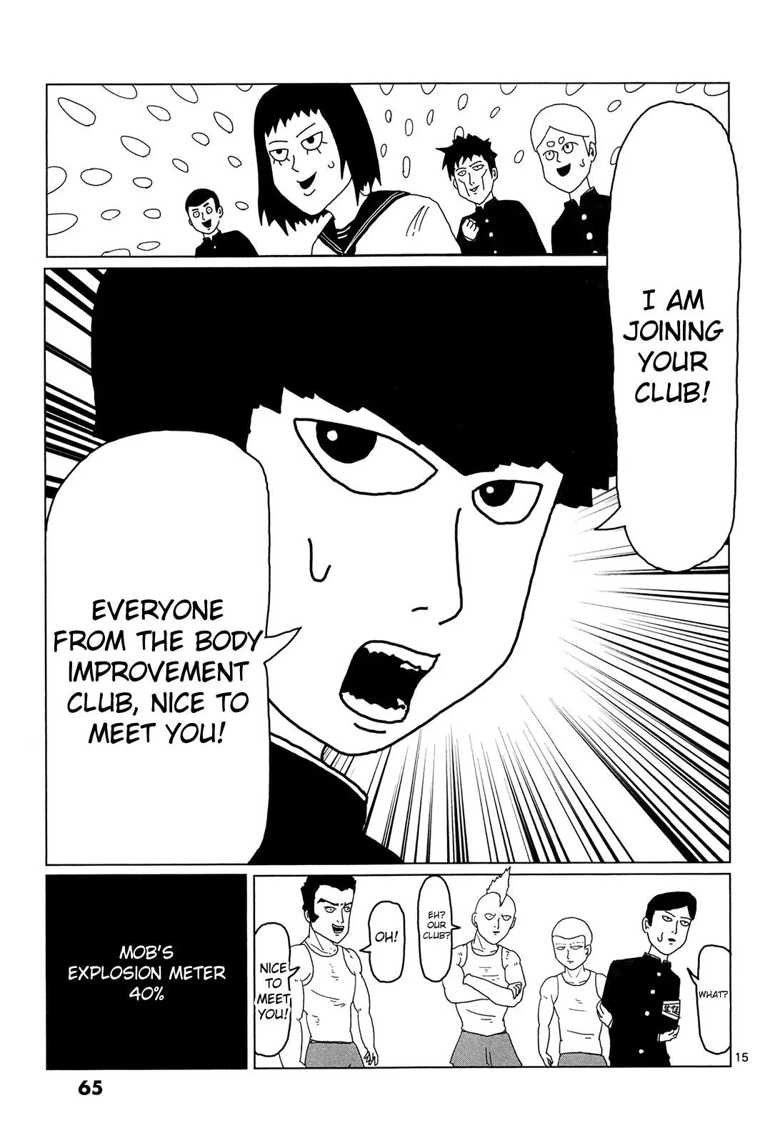 Mob Psycho 100 Chapter 4 page 15 - Chapter 4: For Oneself