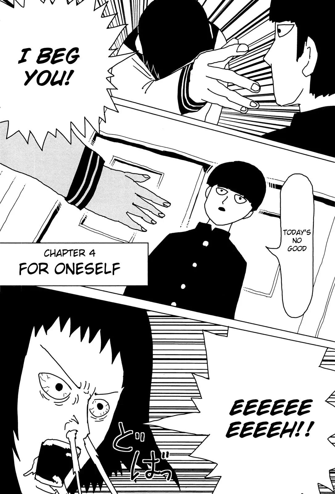 Mob Psycho 100 Chapter 4 page 2 - Chapter 4: For Oneself