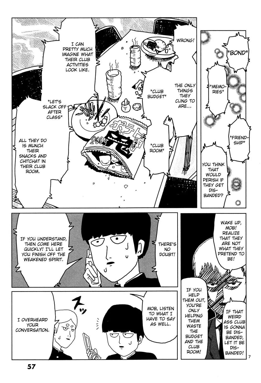 Mob Psycho 100 Chapter 4 page 7 - Chapter 4: For Oneself