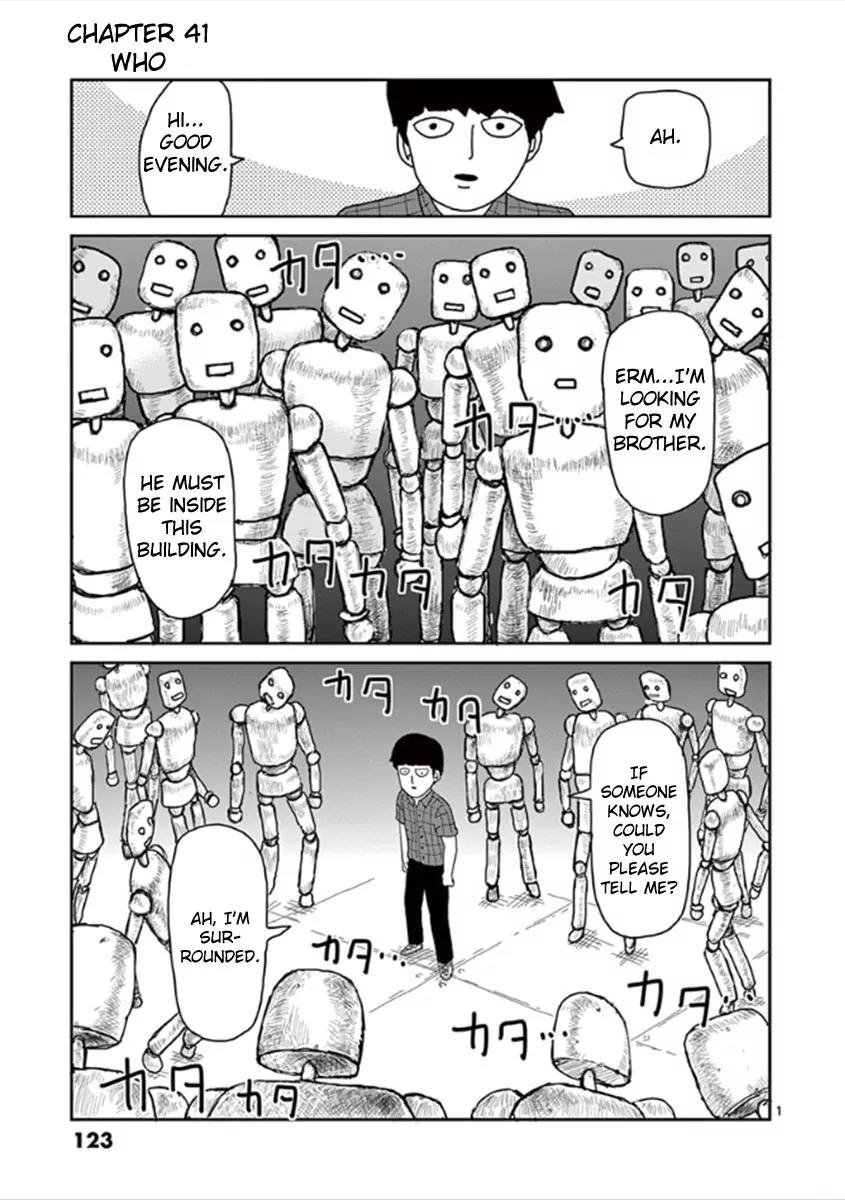 Mob Psycho 100 Chapter 41 page 1 - Chapter 41: Who