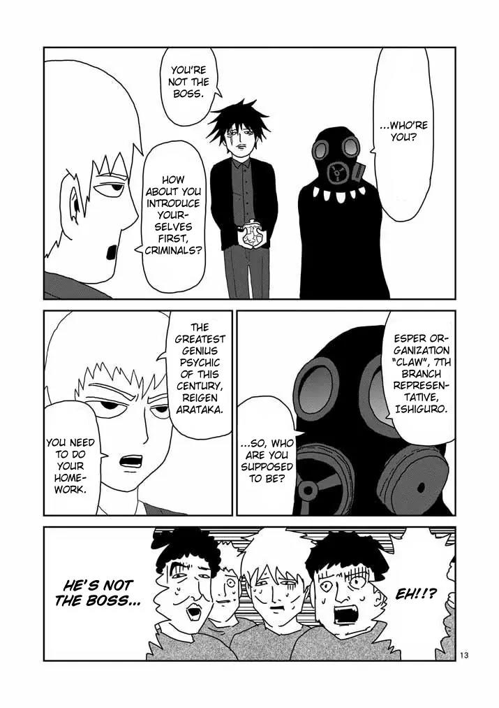 Mob Psycho 100 Chapter 45 page 13 - Chapter 45: Leader