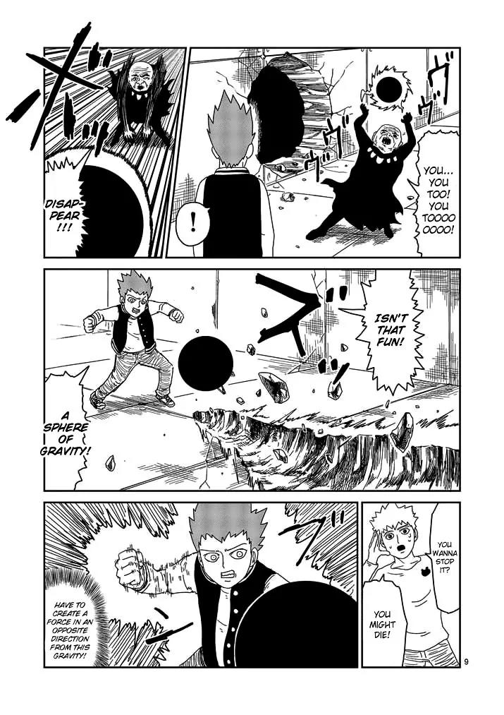 Mob Psycho 100 Chapter 49 page 9 - Chapter 49: Putting an End
