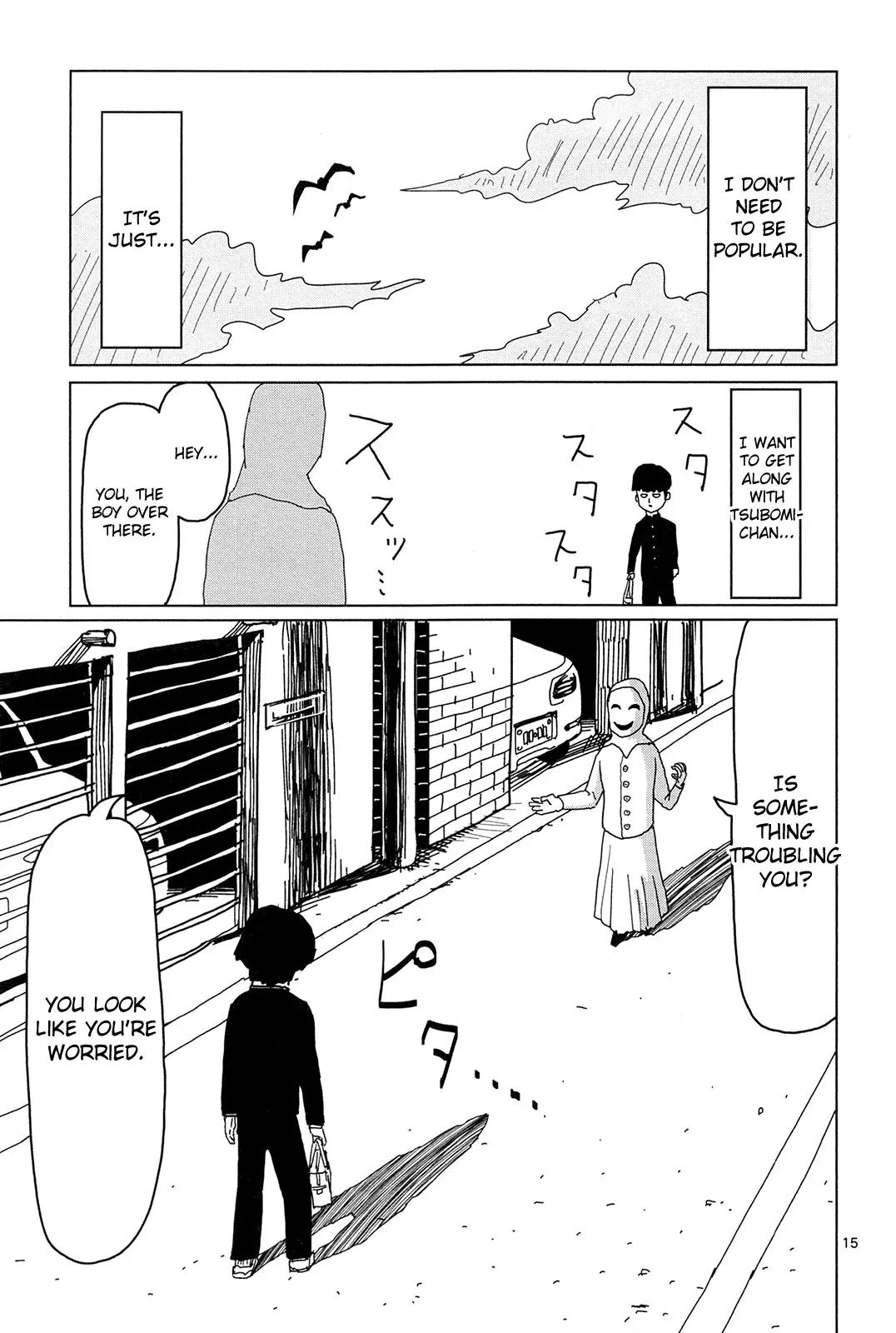 Mob Psycho 100 Chapter 5 page 15 - Chapter 5: I Just Want to be Popular