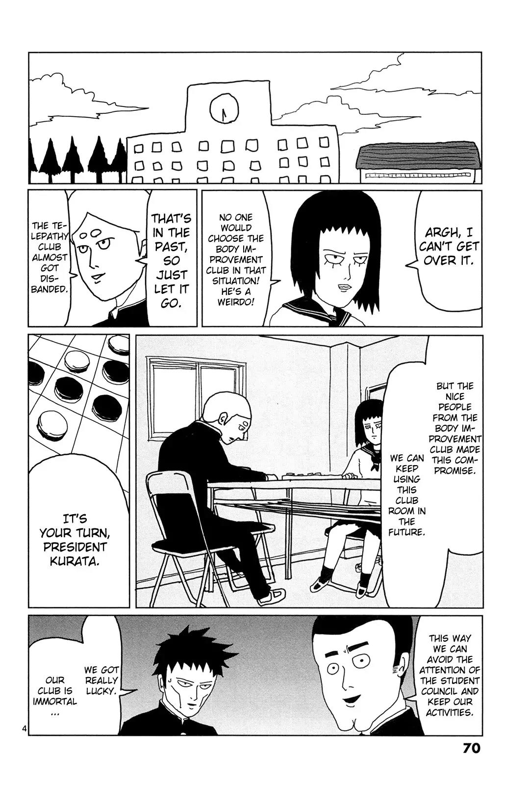 Mob Psycho 100 Chapter 5 page 4 - Chapter 5: I Just Want to be Popular