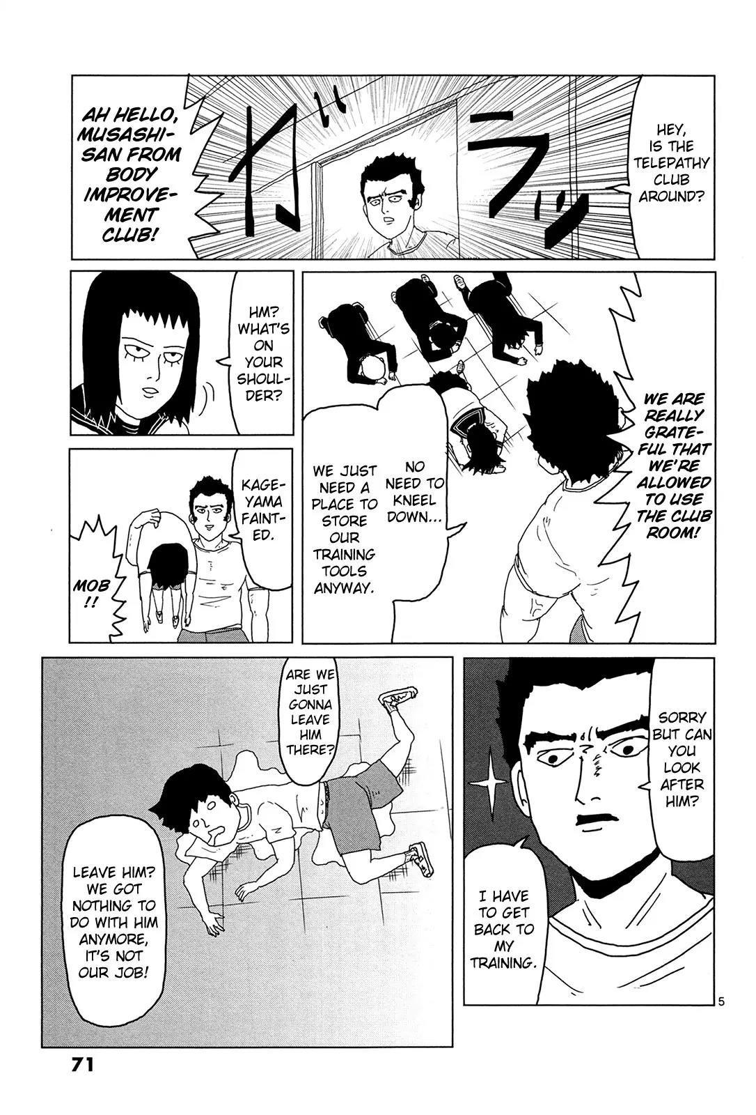 Mob Psycho 100 Chapter 5 page 5 - Chapter 5: I Just Want to be Popular