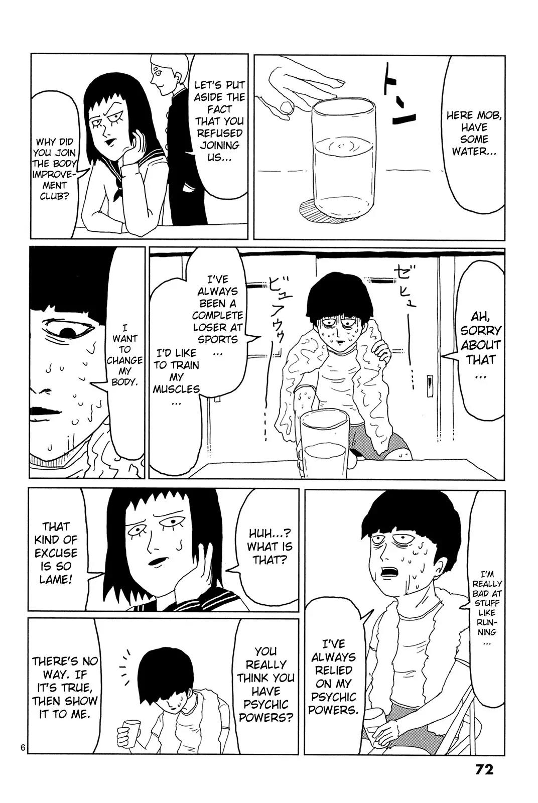 Mob Psycho 100 Chapter 5 page 6 - Chapter 5: I Just Want to be Popular