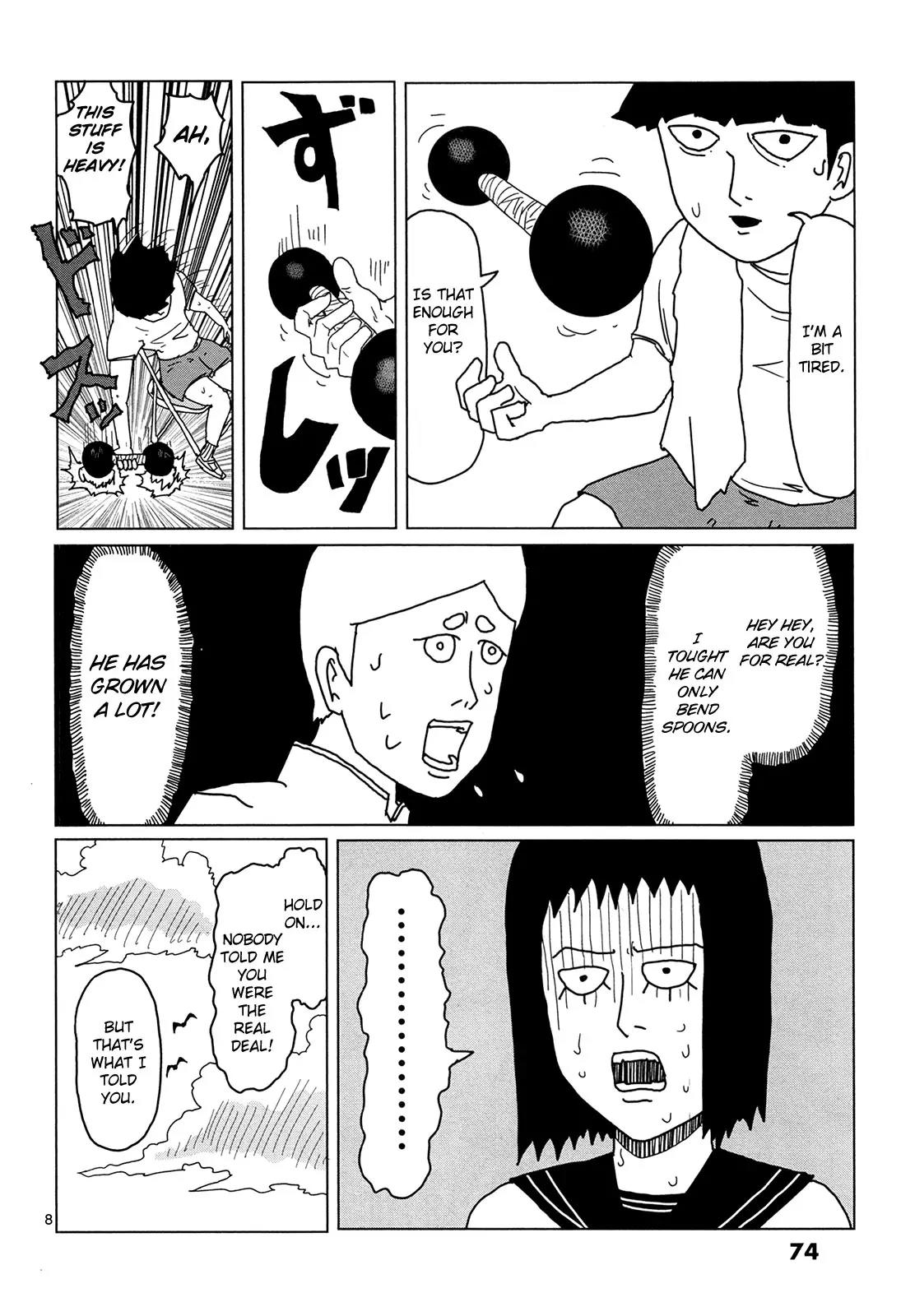 Mob Psycho 100 Chapter 5 page 8 - Chapter 5: I Just Want to be Popular
