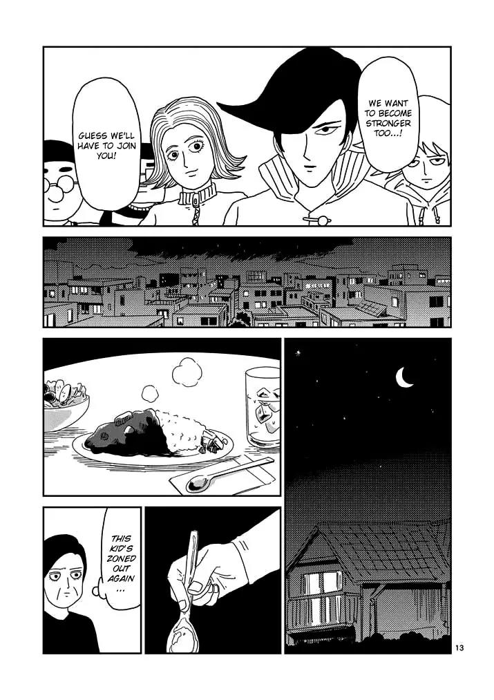 Mob Psycho 100 Chapter 50 page 13 - Chapter 50: No Changes
