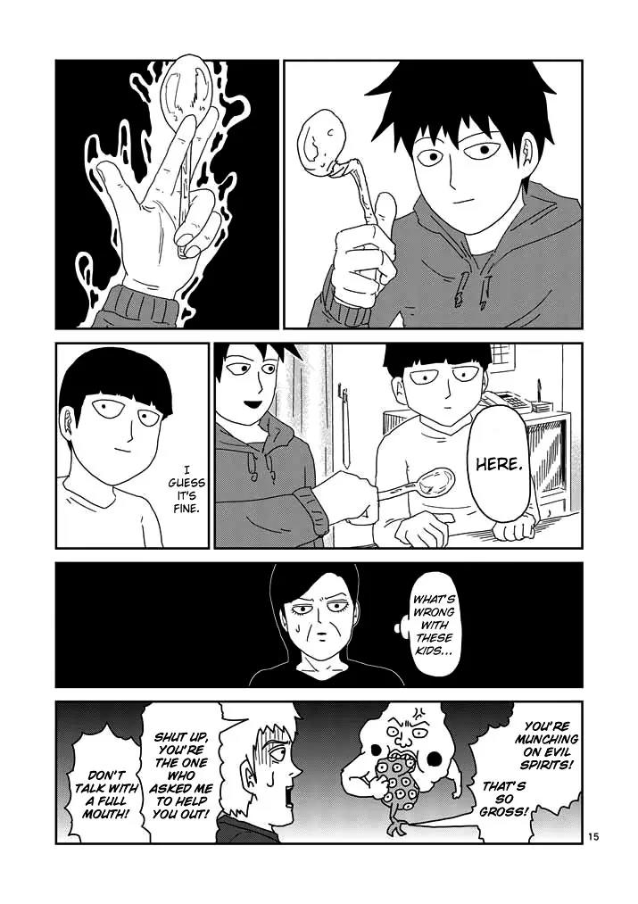 Mob Psycho 100 Chapter 50 page 15 - Chapter 50: No Changes