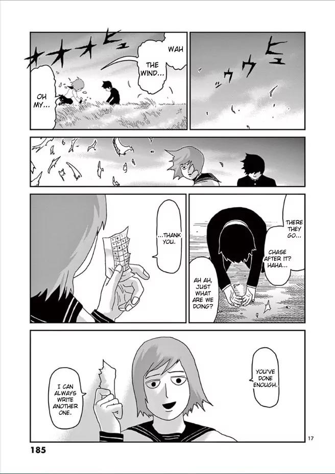 Mob Psycho 100 Chapter 52 page 17 - Chapter 52: Biri Biri