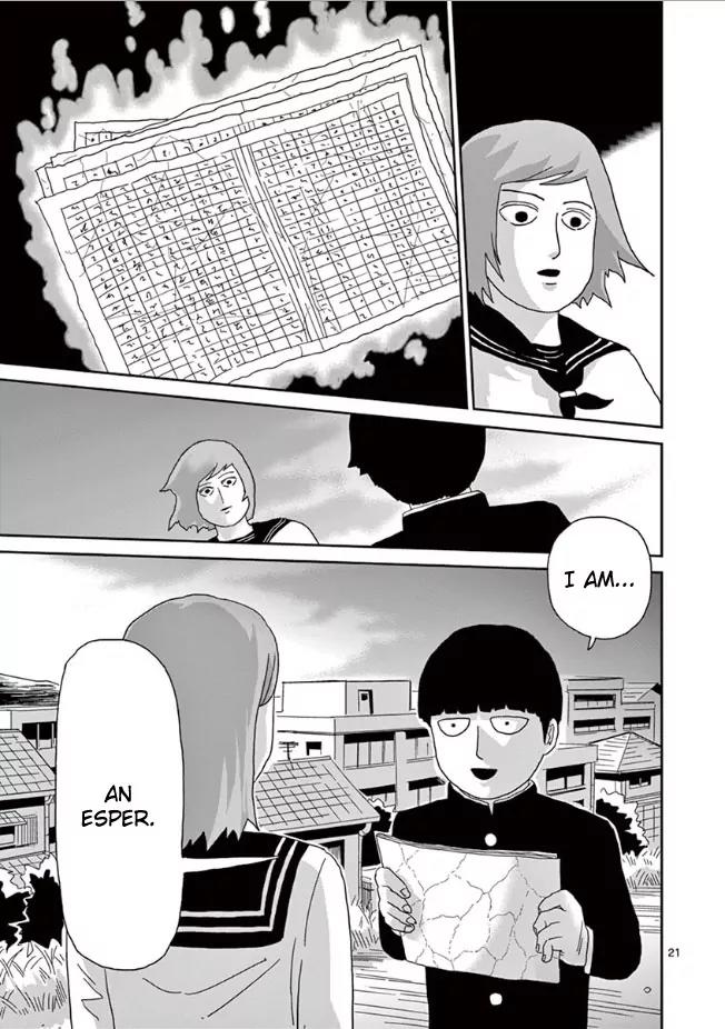 Mob Psycho 100 Chapter 52 page 20 - Chapter 52: Biri Biri