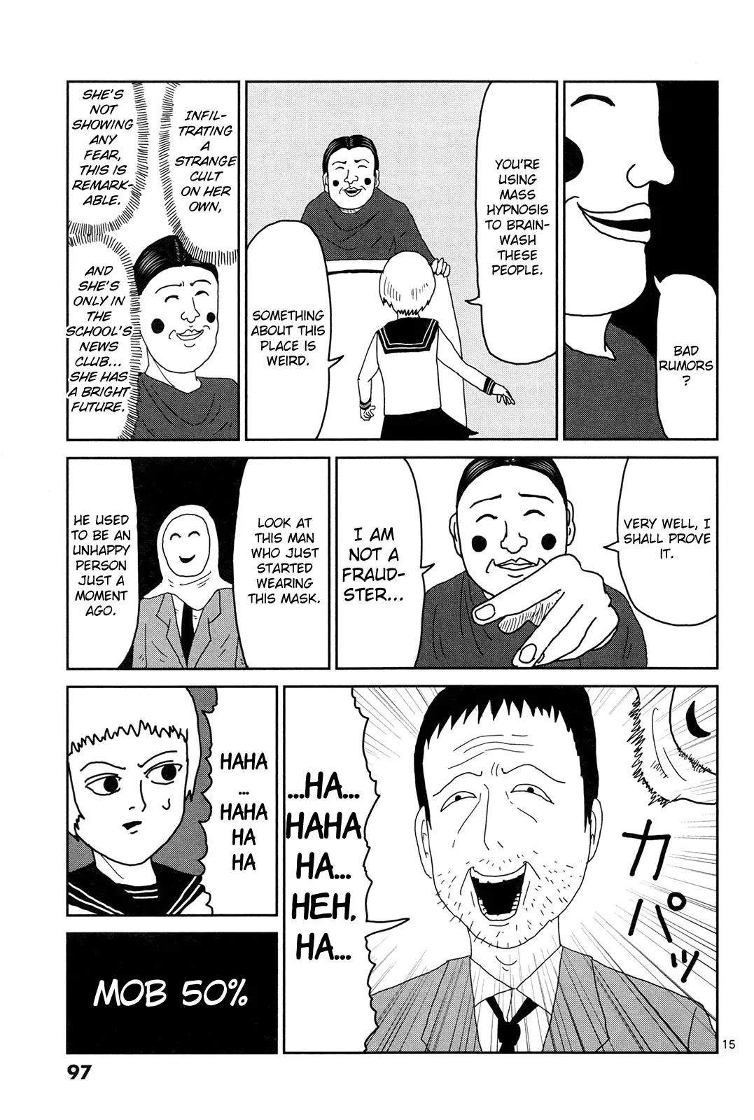 Mob Psycho 100 Chapter 6 page 15 - Chapter 6: The Invitation
