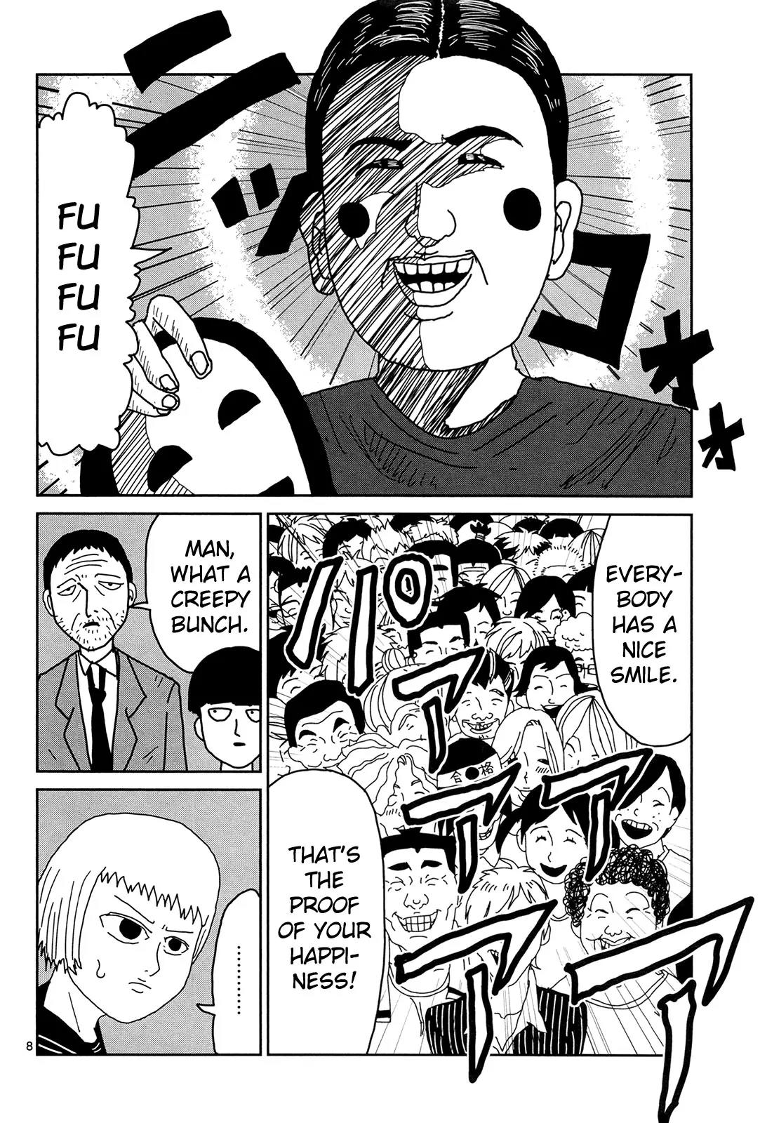 Mob Psycho 100 Chapter 6 page 8 - Chapter 6: The Invitation