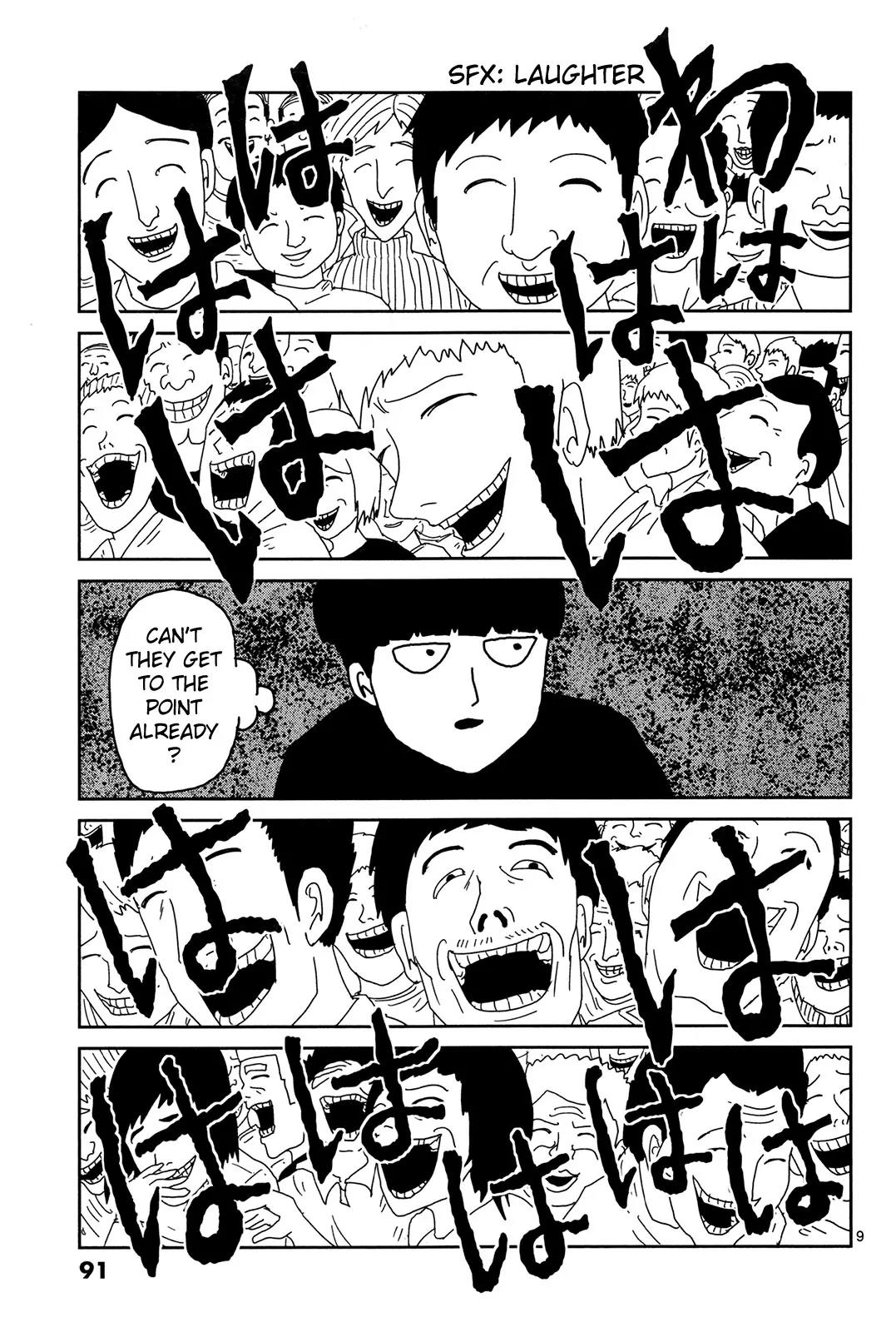 Mob Psycho 100 Chapter 6 page 9 - Chapter 6: The Invitation