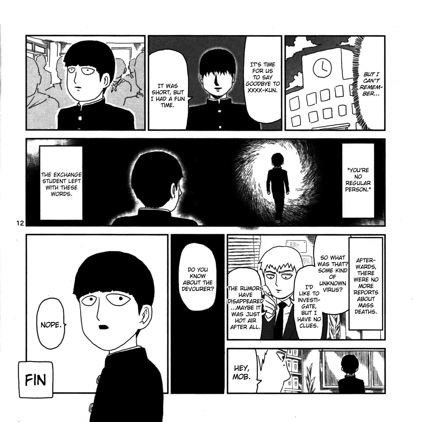 Mob Psycho 100 Chapter 67.5 page 12 - Chapter 67.5: Extra