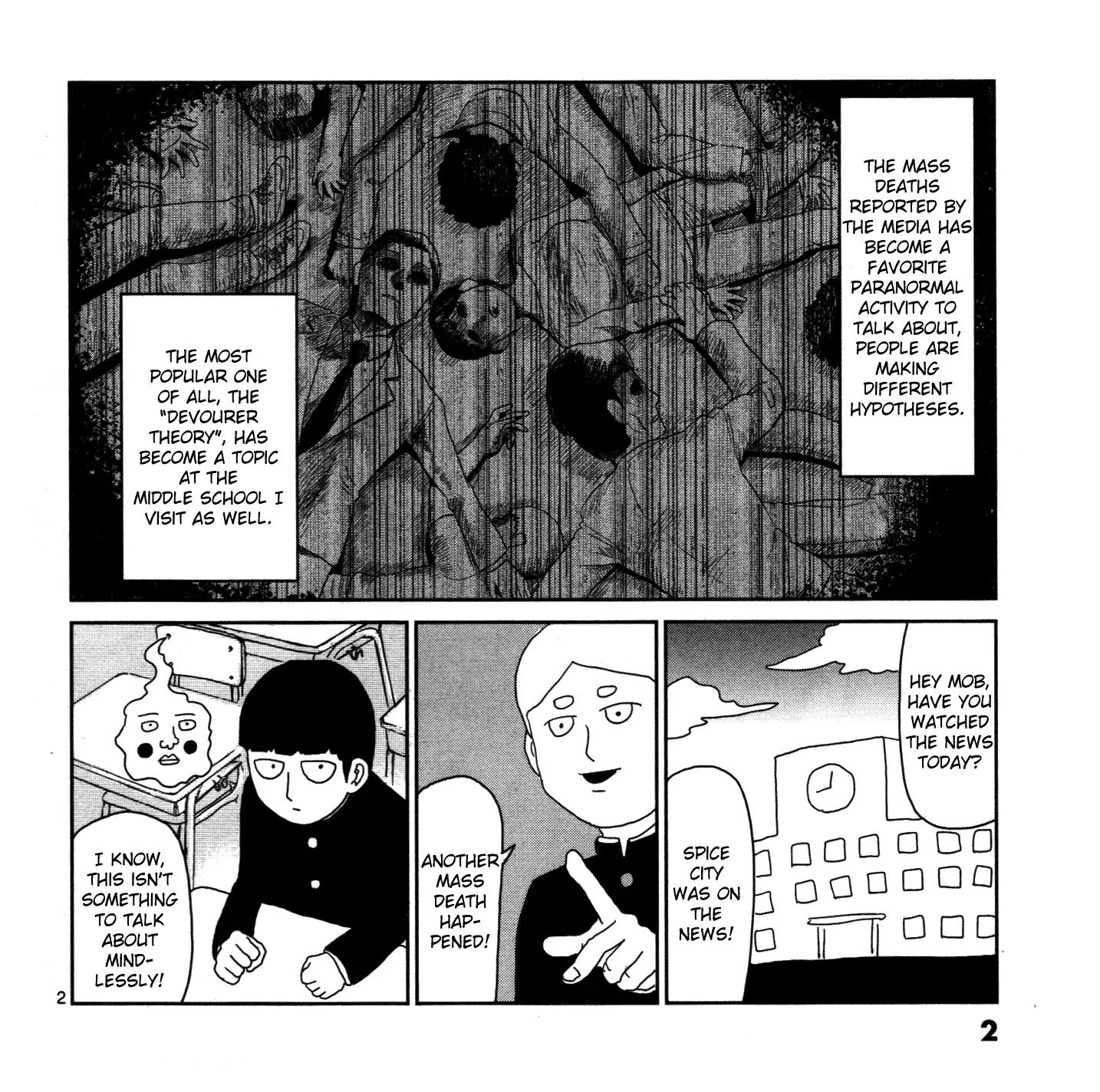 Mob Psycho 100 Chapter 67.5 page 2 - Chapter 67.5: Extra
