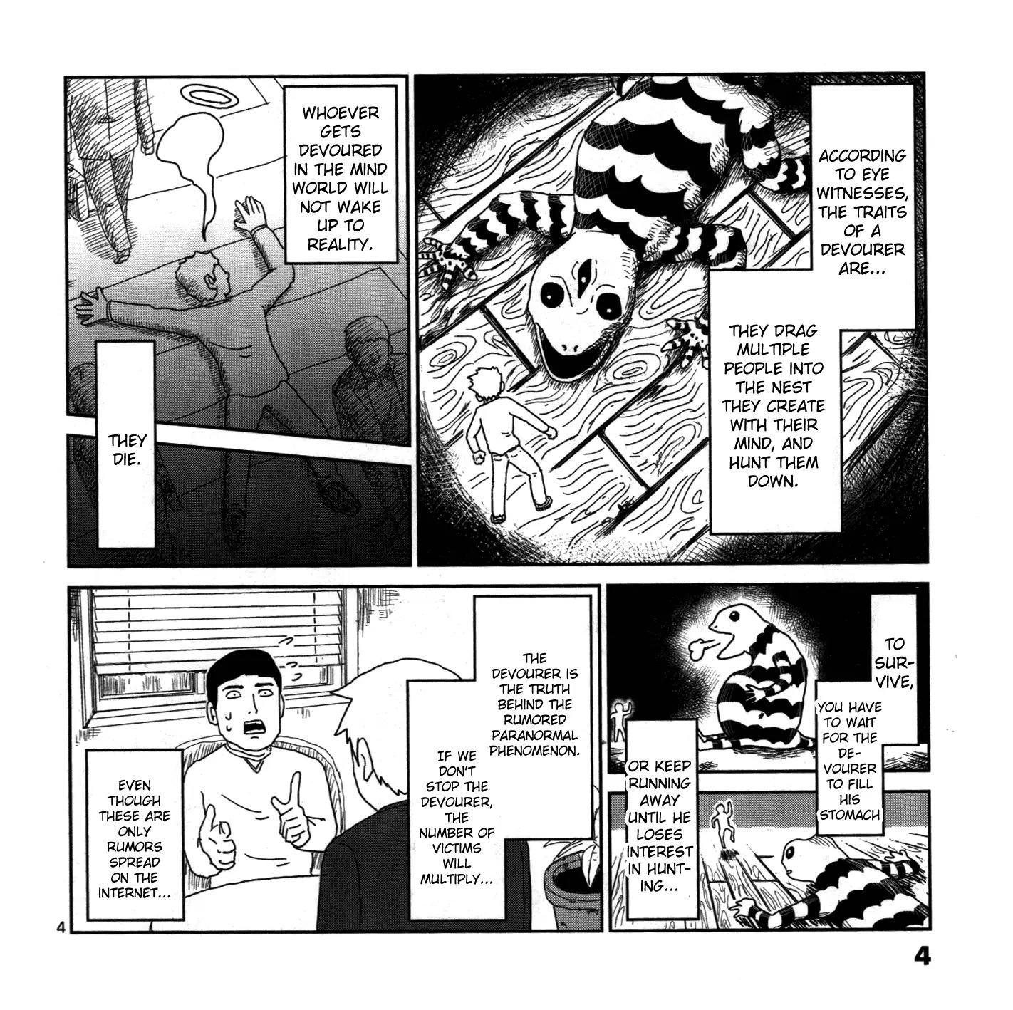 Mob Psycho 100 Chapter 67.5 page 4 - Chapter 67.5: Extra