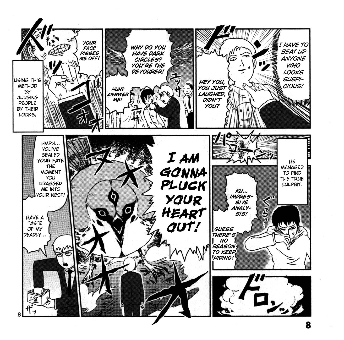 Mob Psycho 100 Chapter 67.5 page 8 - Chapter 67.5: Extra