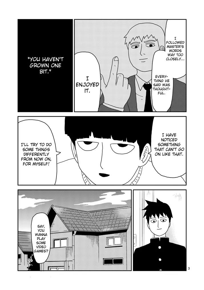 Mob Psycho 100 Chapter 69 page 3 - Chapter 69: He Doesn't Care