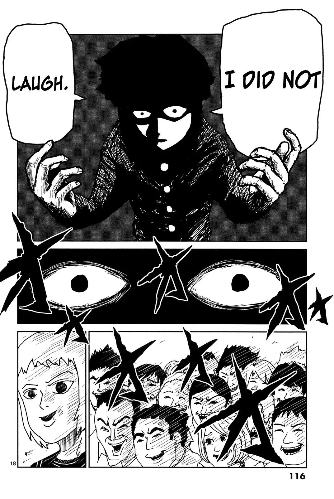 Mob Psycho 100 Chapter 7 page 18 - Chapter 7: Sheeple