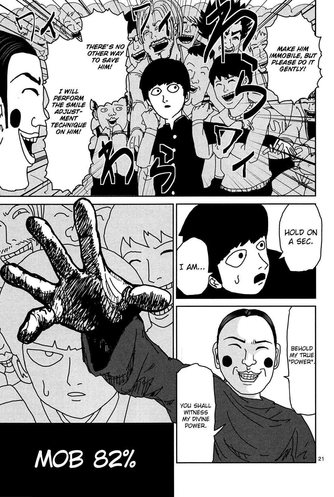 Mob Psycho 100 Chapter 7 page 21 - Chapter 7: Sheeple