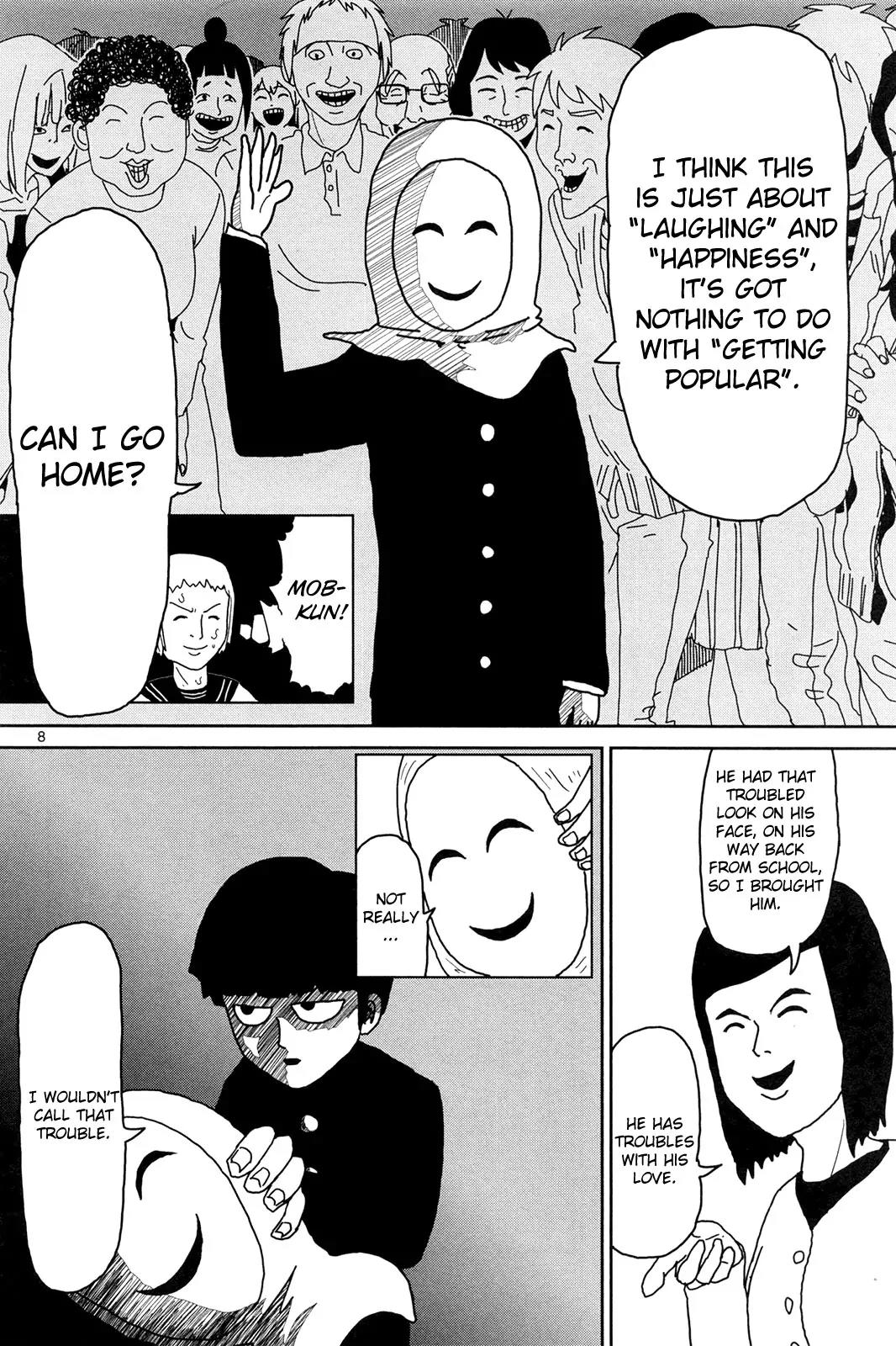Mob Psycho 100 Chapter 7 page 8 - Chapter 7: Sheeple